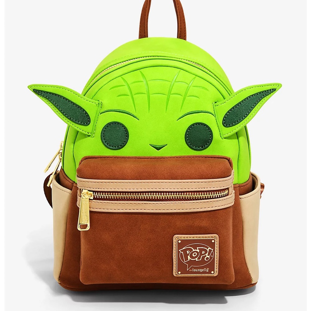 Loungefly Funko Star Wars Yoda Figural Backpack